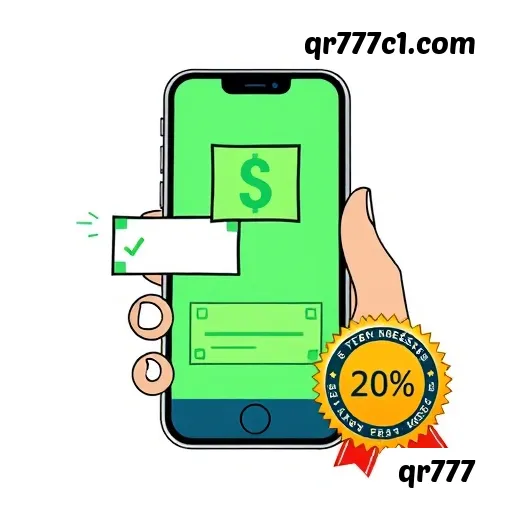 Conta qr777 sincronizada site e app